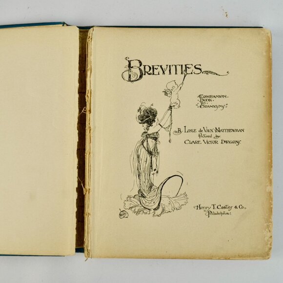 1903 Brevities Lisle de Vaux Matthewman Clare Victor Dwiggins Book - Picture 5 of 7